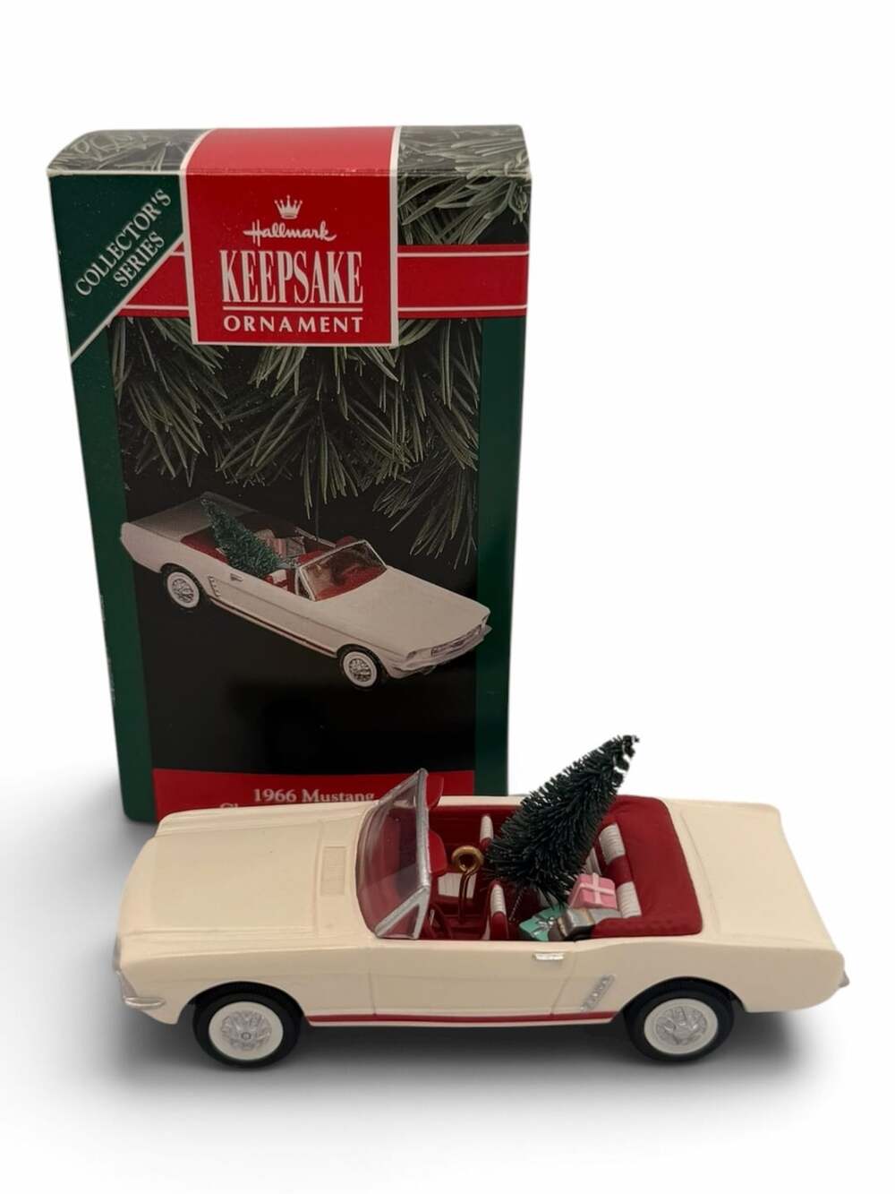Hallmark 1966 Mustang Keepsake Ornament 1992 Classic American Cars